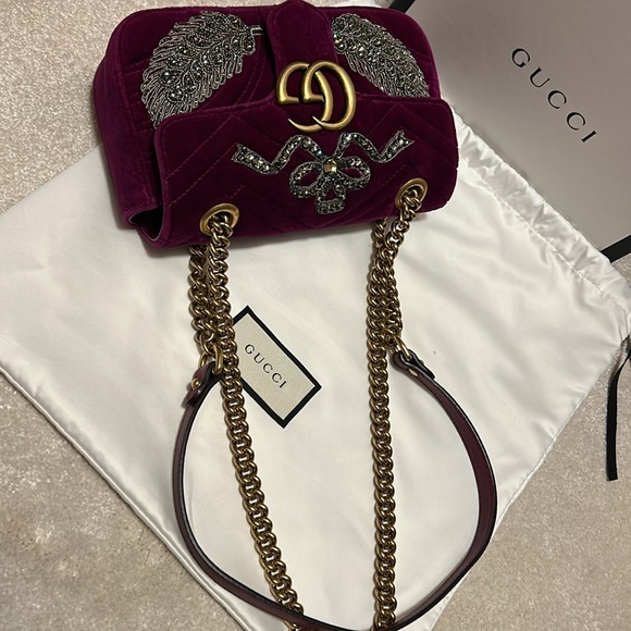 GUCCI MARMONT limited edition in velvet & silk lining - Picture 3 of 12